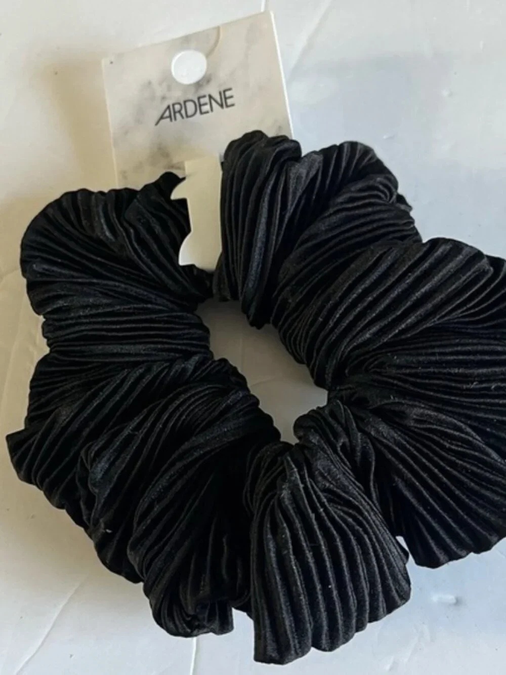 Set of 2 Hair Scrunchies - 1 Towel Scrunchie (Pre-Owned), 1 Reg Scrunchie (New)